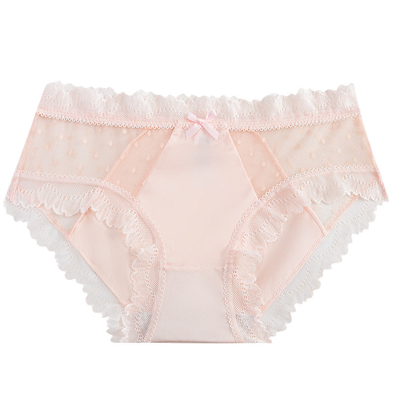 Women's Mid Waist Briefs Seamless Comfort Breathable Panties