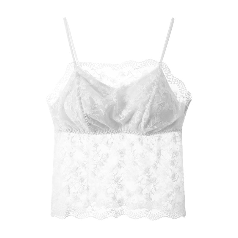 Women's Chest Beauty Back Sling Cup Wrap Tanks Camis