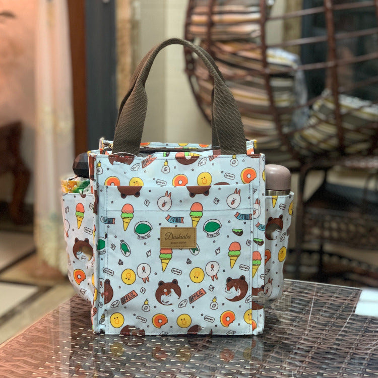 Slouchy New Lunch Mummy Box Waterproof Handbags