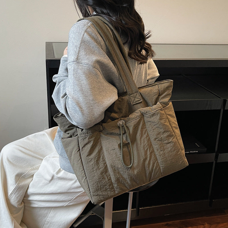 Nylon Bread Lazy Commute Minimalist Class Large Women's Shoulder Bag