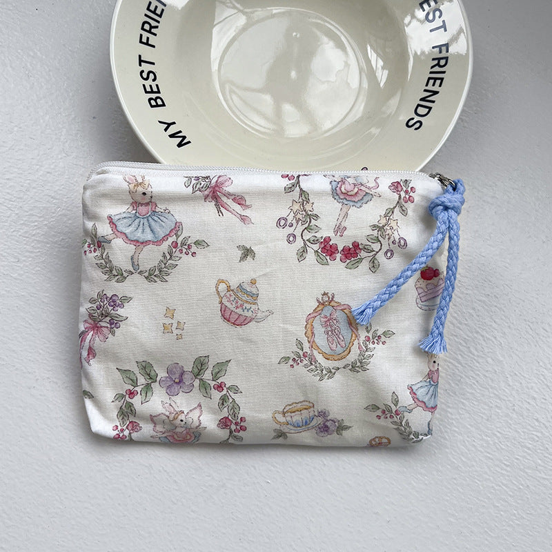 Korean Style Fresh Portable Mini Buggy Cosmetics Cosmetic Bags