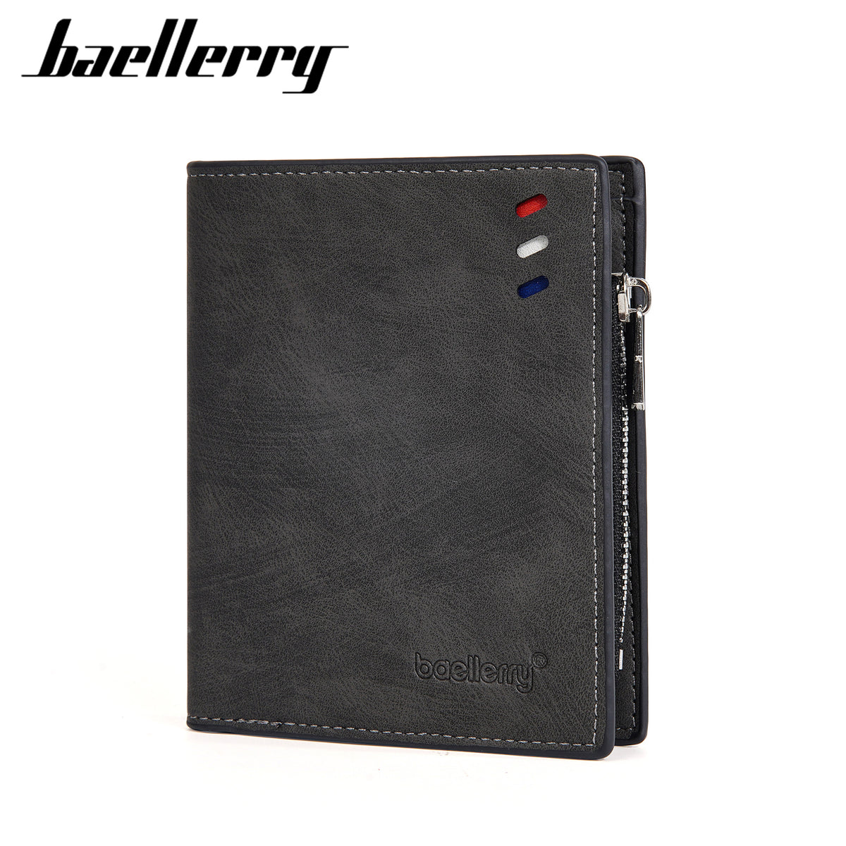 Men's Short Business Multiple Slots Zipper Horizontal Men's Wallet