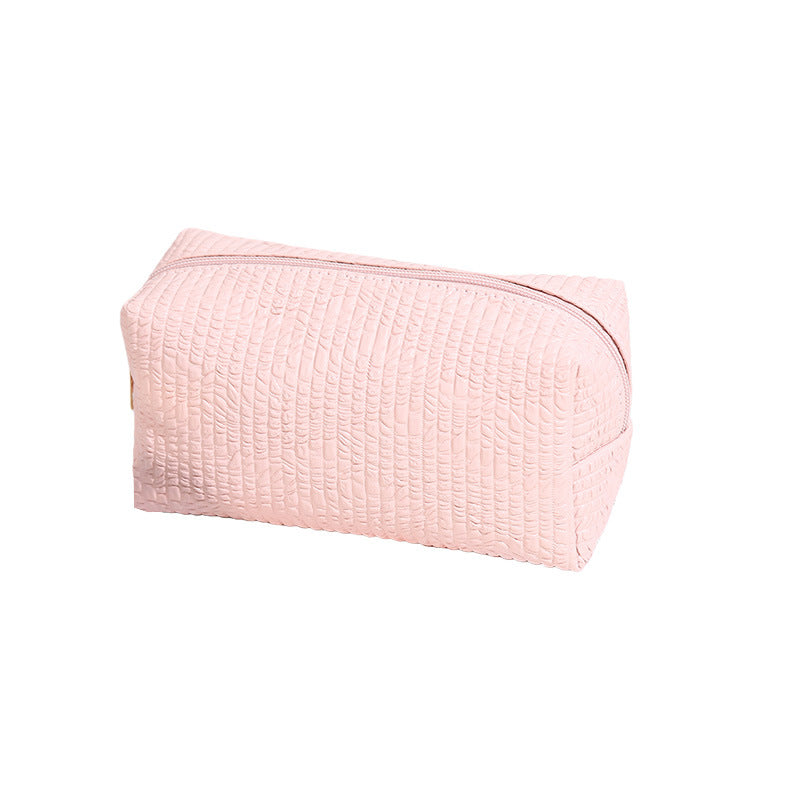 Women's Capacity Waterproof Wash Storage Portable High Sense Cosmetic Bags