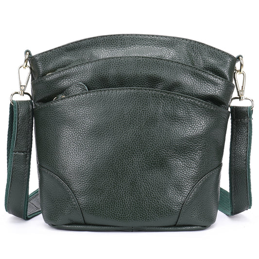 Women's Fashion First Layer Cowhide Mother Genuine Shoulder Bags