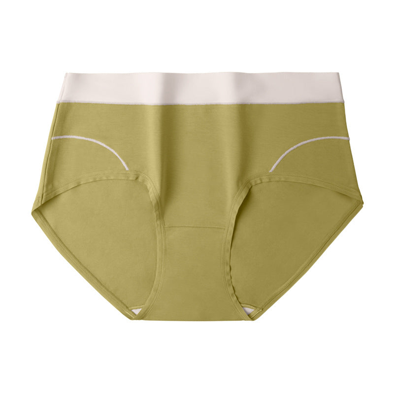 Full Pants Antibacterial Underwear Long-staple Cotton Mid Panties