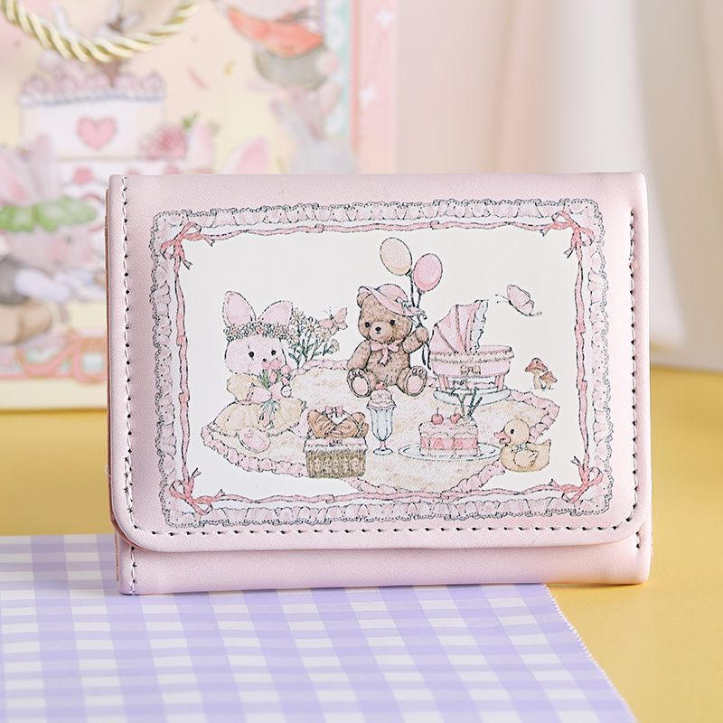 Series Rabbits Bears Cute Multiple Slots Coin Purses