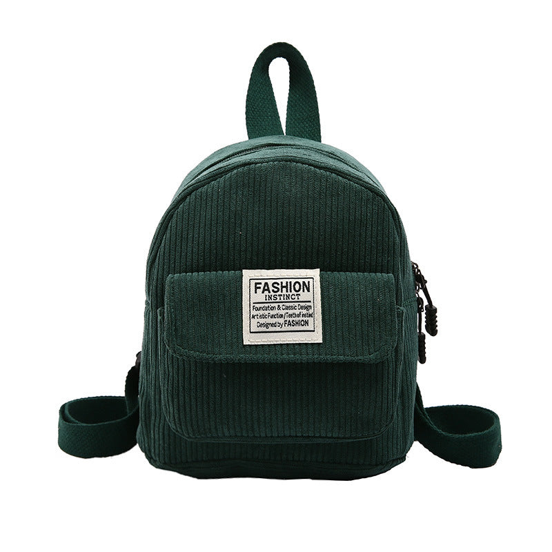 Attractive Women's Slouchy Corduroy Mini Leisure Crossbody Bags
