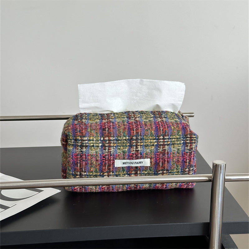 Entry Luxury Home Bedroom Living Room Fashion Tissue Box Large Makeup Bag