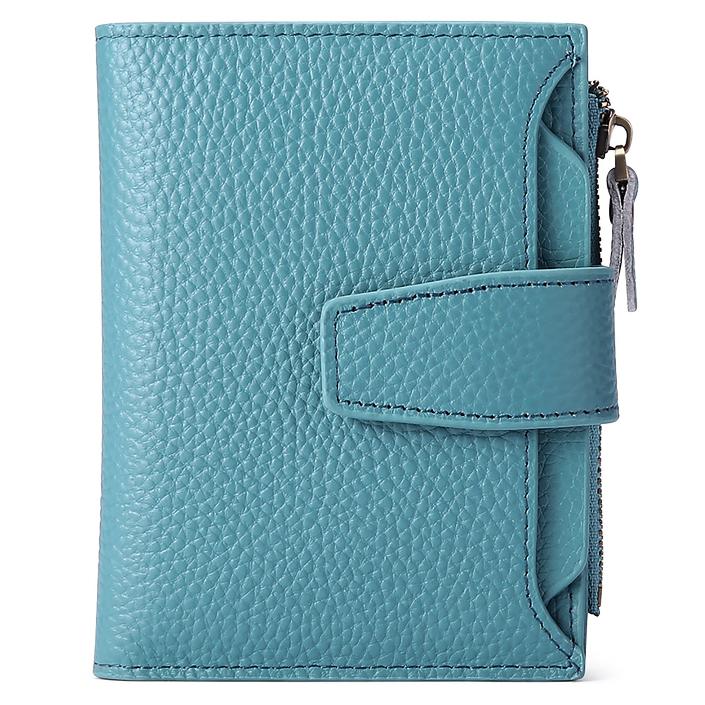 Women's Leather Short Korean Style Multifunctional License Ladies Wallets