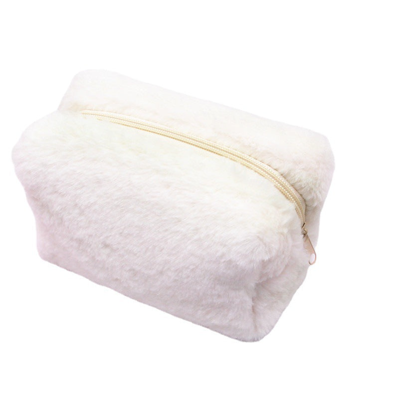 Color Plush Pencil Hand Candy Portable Cosmetic Bags