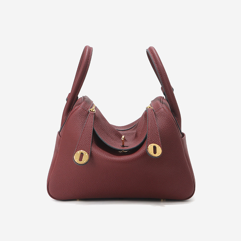 Women's First Layer Cowhide Lindi Underarm Leather Women's Shoulder Bag