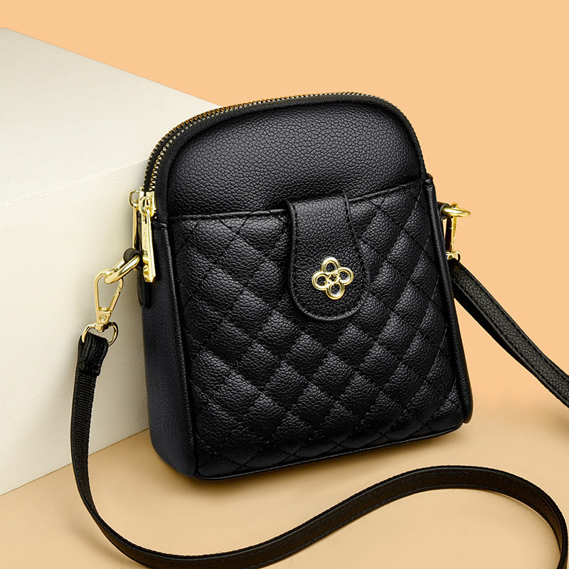 Simple Four Mini Rhombus Exquisite Fashion Phone Bags