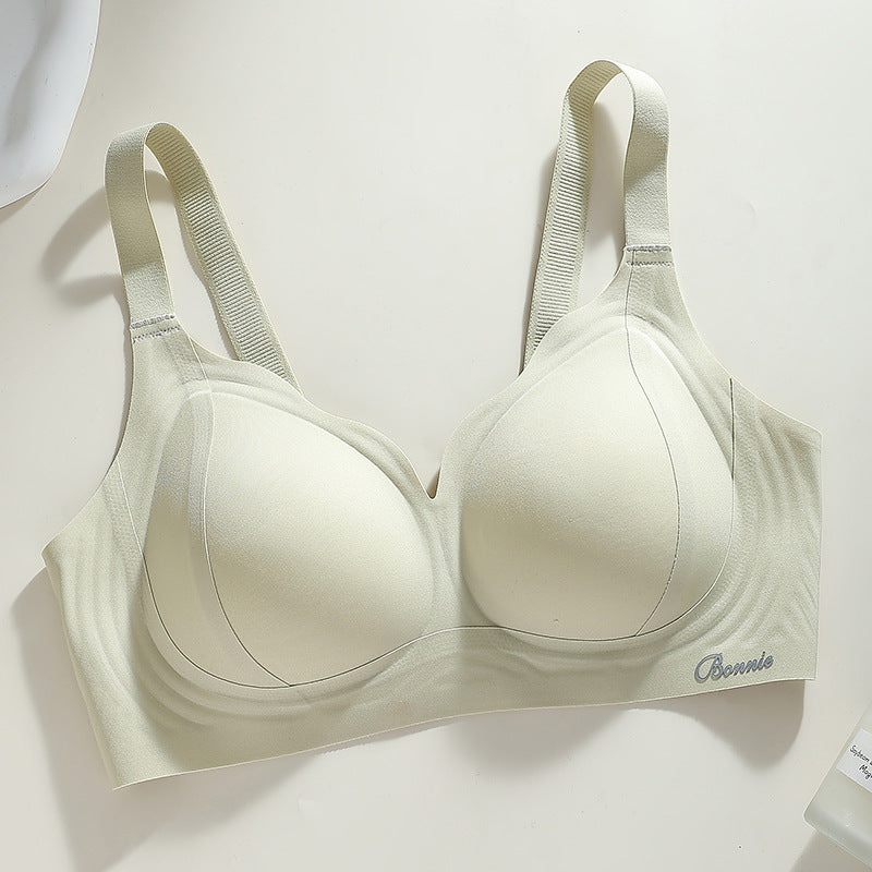 Women's Soft Support Seamless Breast Holding Underwear Big Chest Bras