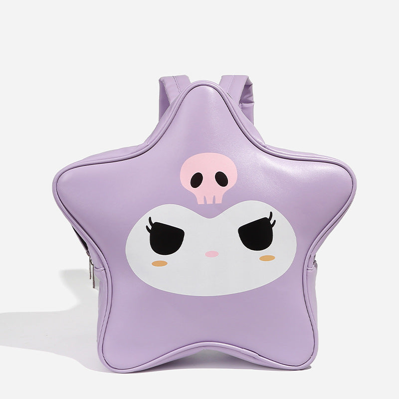 Women's Eyes Cute Five-pointed Star Millennium Sweet Backpacks