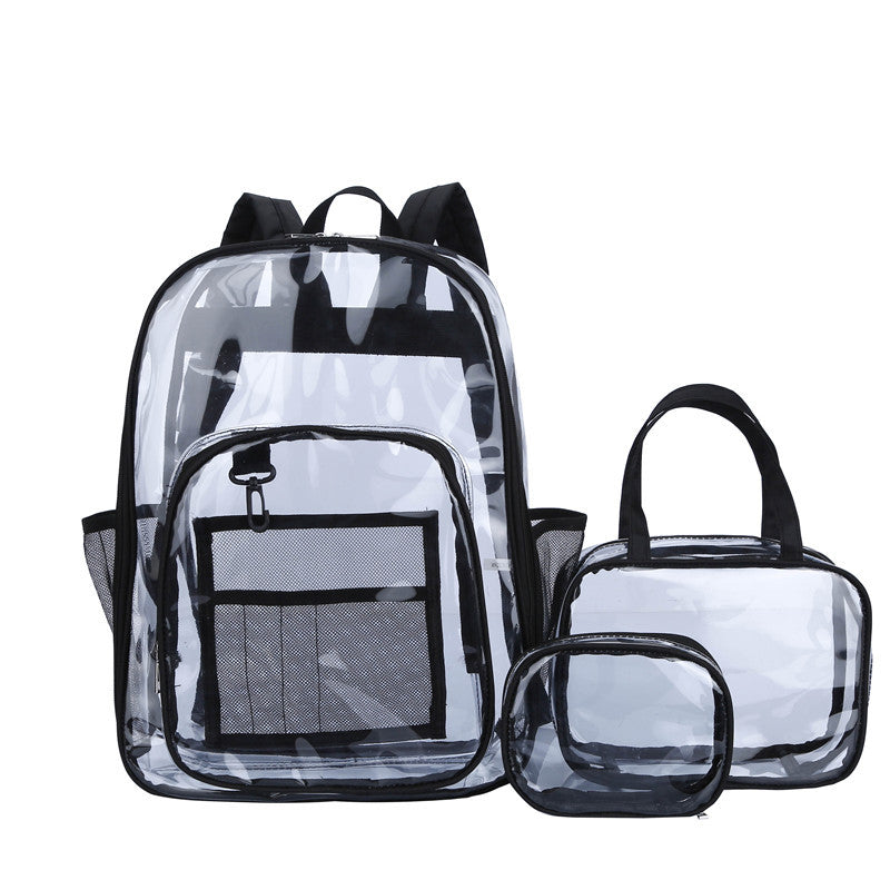 Graceful Trendy Charming Transparent Large Capacity Backpacks