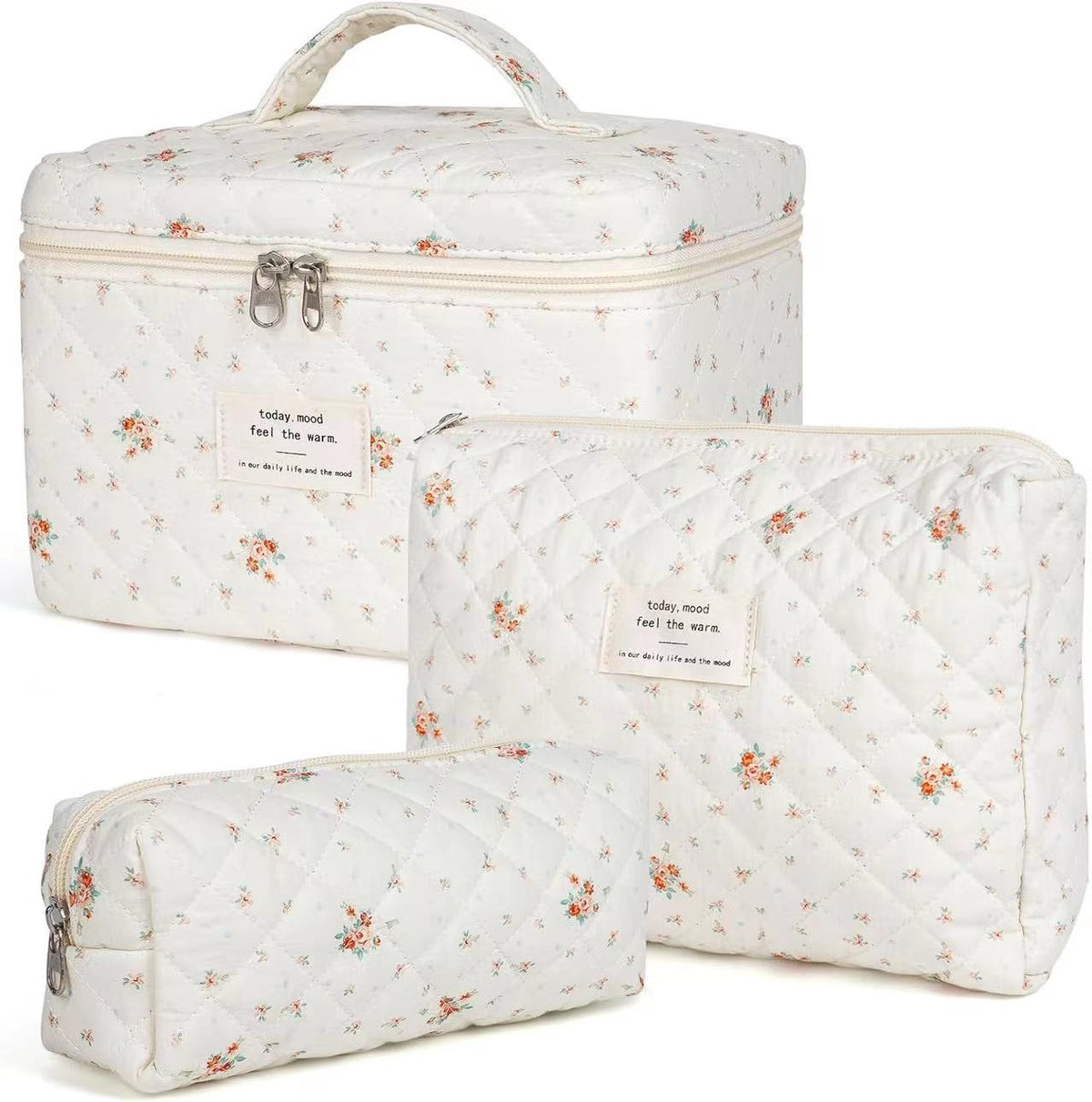 Large Capacity Portable Floral Storage Quilting Bags