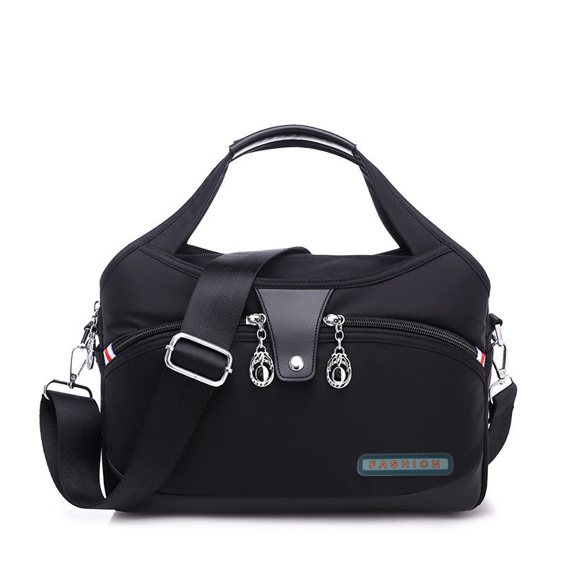Women's And Lightweight Oxford Cloth Korean Style Large Capacity Waterproof Shopping Shoulder Bags