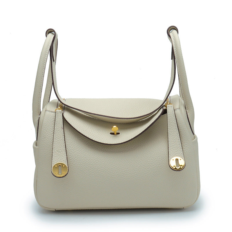 Layer Cowhide Lychee Pattern Lindy Doctor Genuine Shoulder Bags