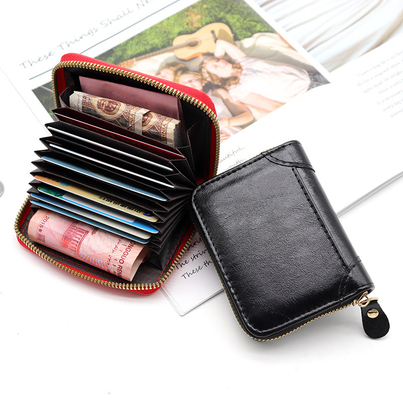Fashion Clutch File Cash Multifunctional Storage Card Holder