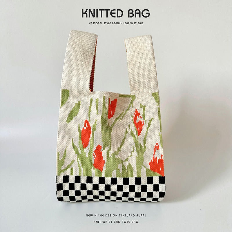 Series Knitted Versatile Large Capacity Commuter Holiday Bags