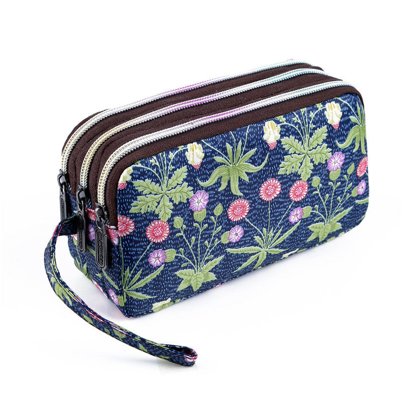 Women's Korean Printed Mobile Running Cloth Purses