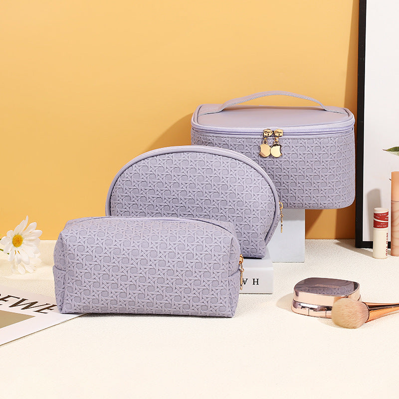 Women's Simple Portable High-grade Storage Waterproof Wash Makeup Bag