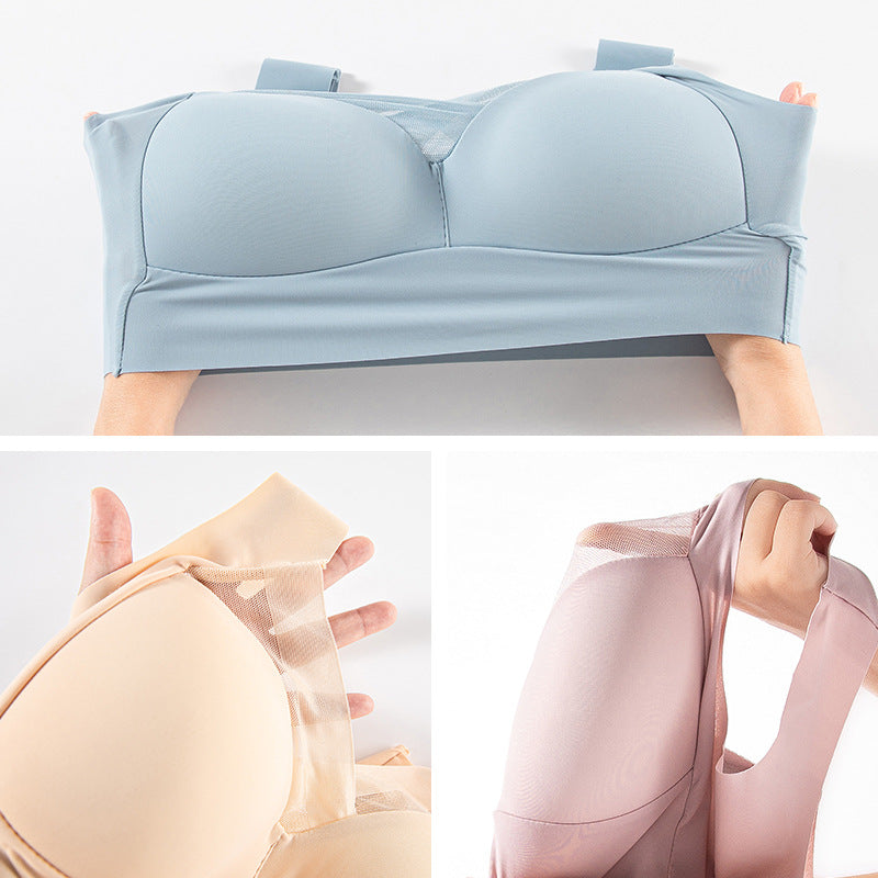 Seamless Extra Chest Wrap Vest Push-up Breast Bras