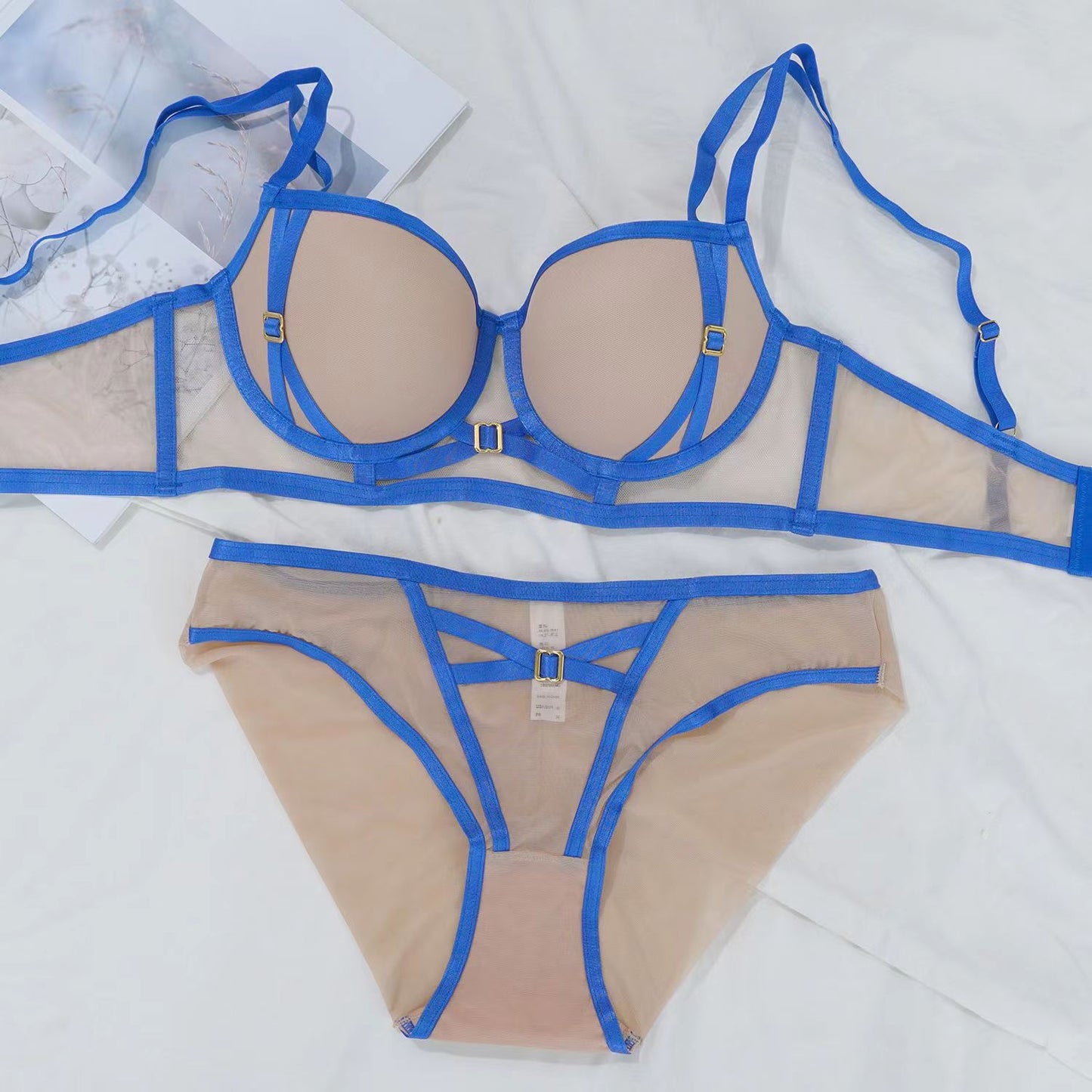 Women's Underwear Small Breast Large Steel Ring Lingerie Sets