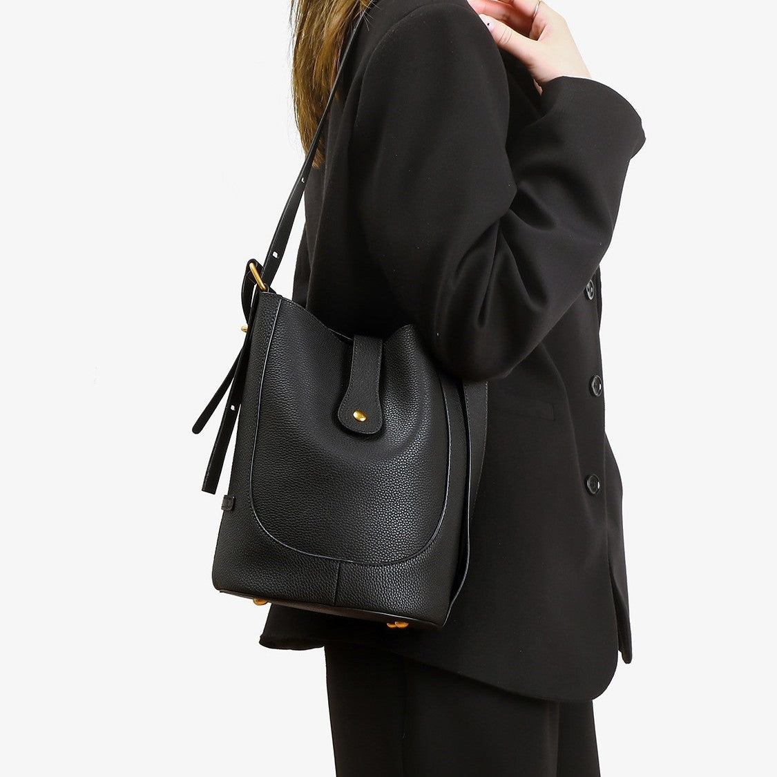 Elegant New Design Cowhide Commuter High-grade Women's Shoulder Bag