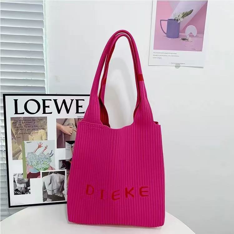 Knitted Large Capacity Commuter Versatile Portable Shoulder Bags
