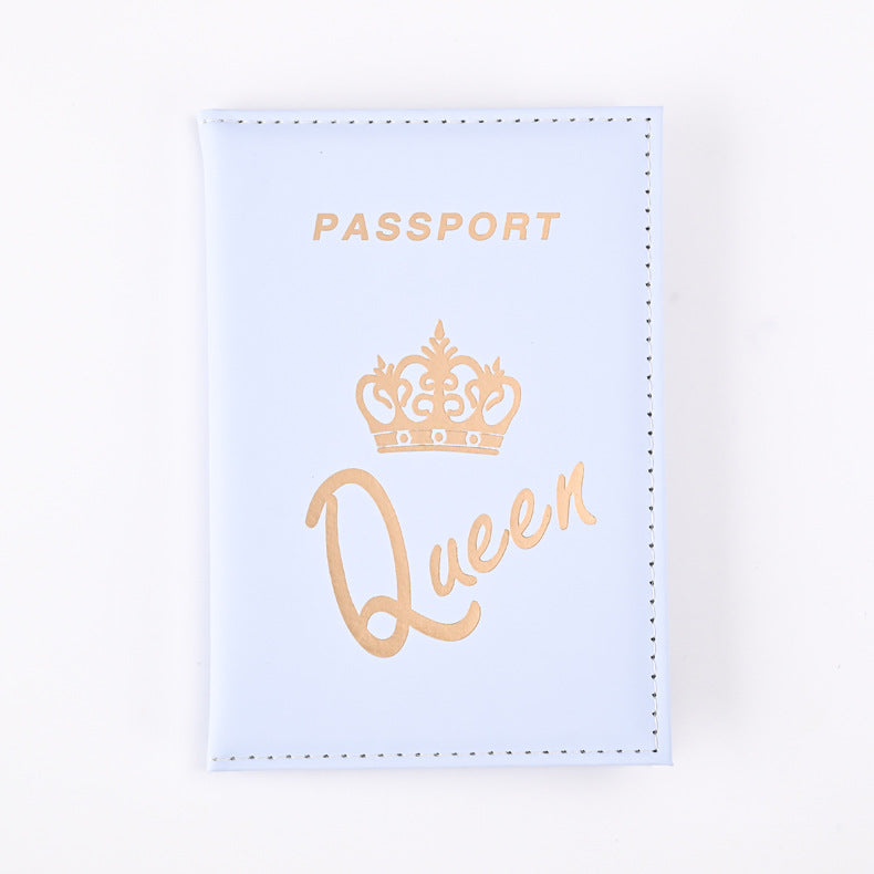 Plain Skin Feeling Passport Cover Ticket Card Holder