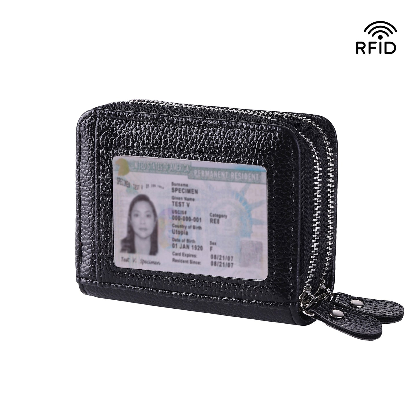 Women's Double Layer Multiple Slots High Sense Card Holder