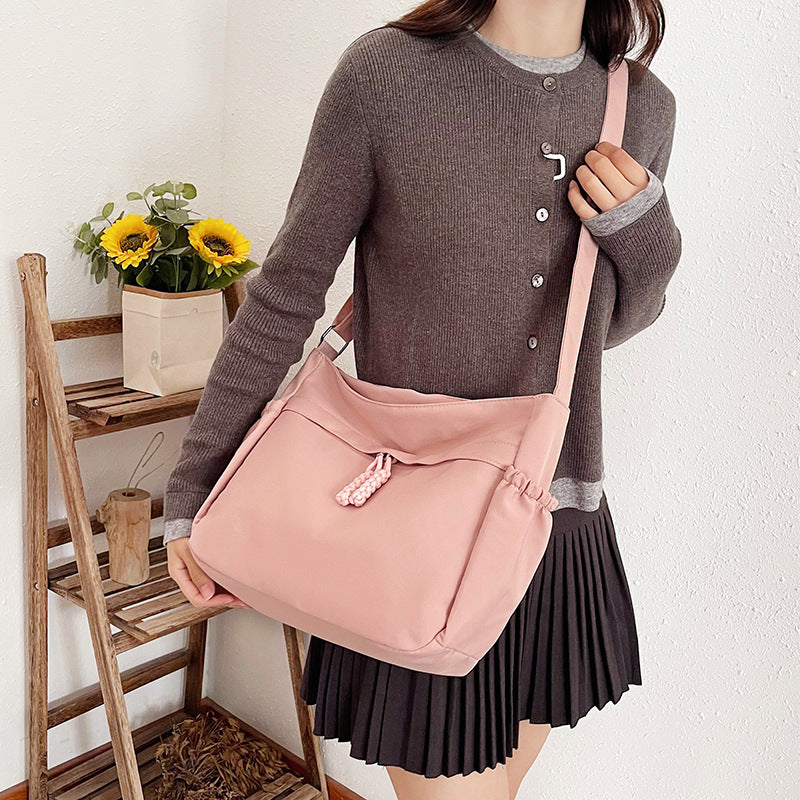Women's Canvas Large Capacity Totes High-grade Underarm Crossbody Bags