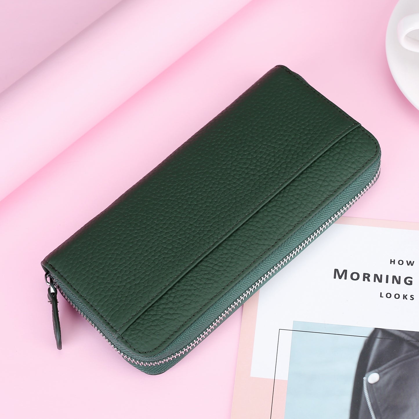 Women's Long Swiping Expanding Large Capacity Multiple Purses