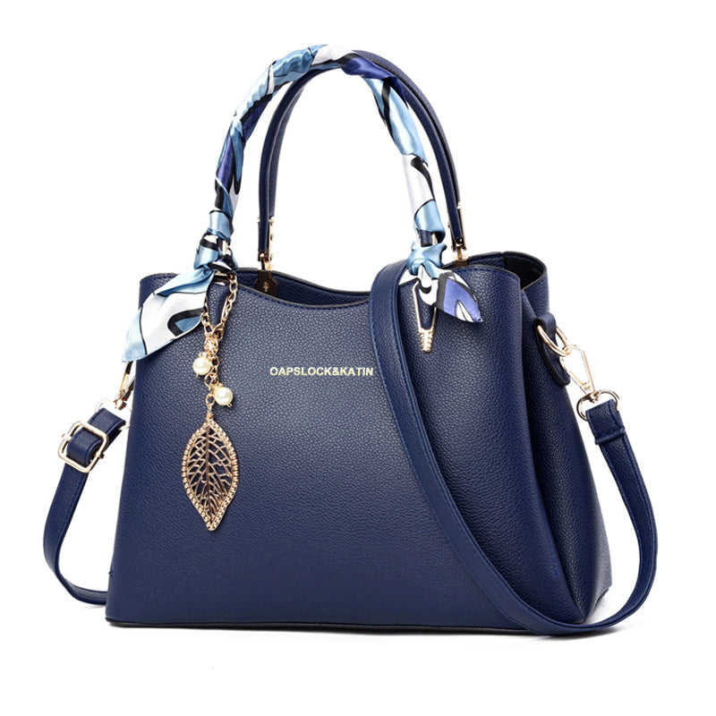 Women's Mother's Day Western Style Solid Color Large Handbags