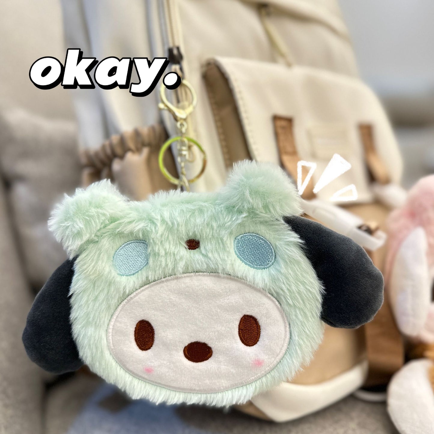 Heart Style Campus Meal Set Bus Card Holder