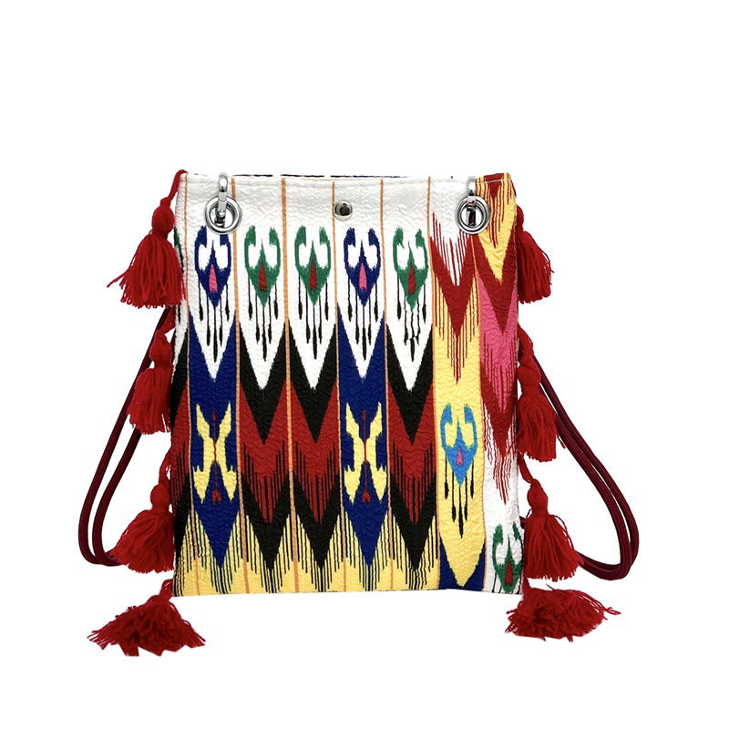 Aides Pattern Mobile Element Personality Art Ethnic Women's Messenger Bag