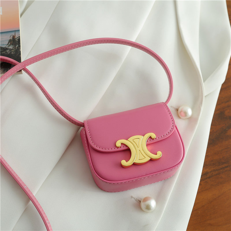 Classy Creative Mini Metal Catch Arc Crossbody Bags