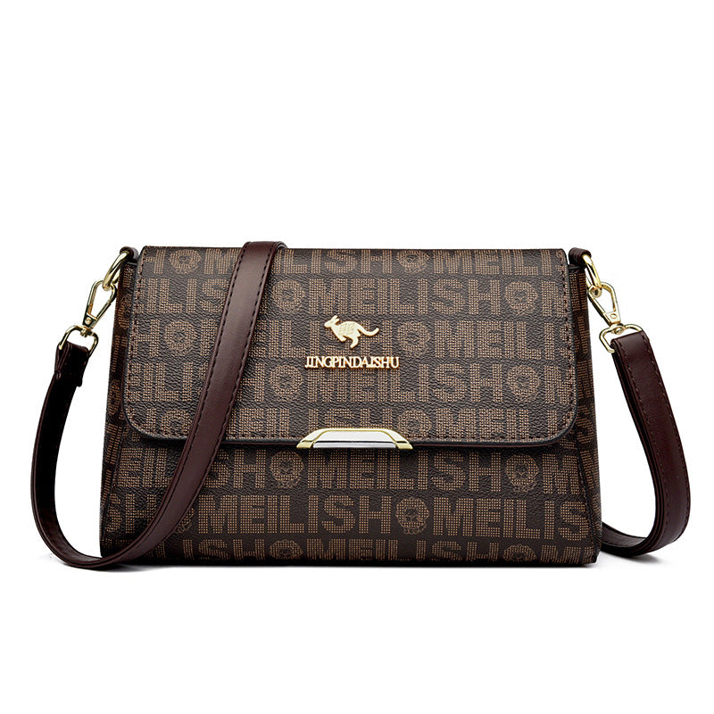 Women's Soft Leather Female Mother Portable Fashion Retro Bags