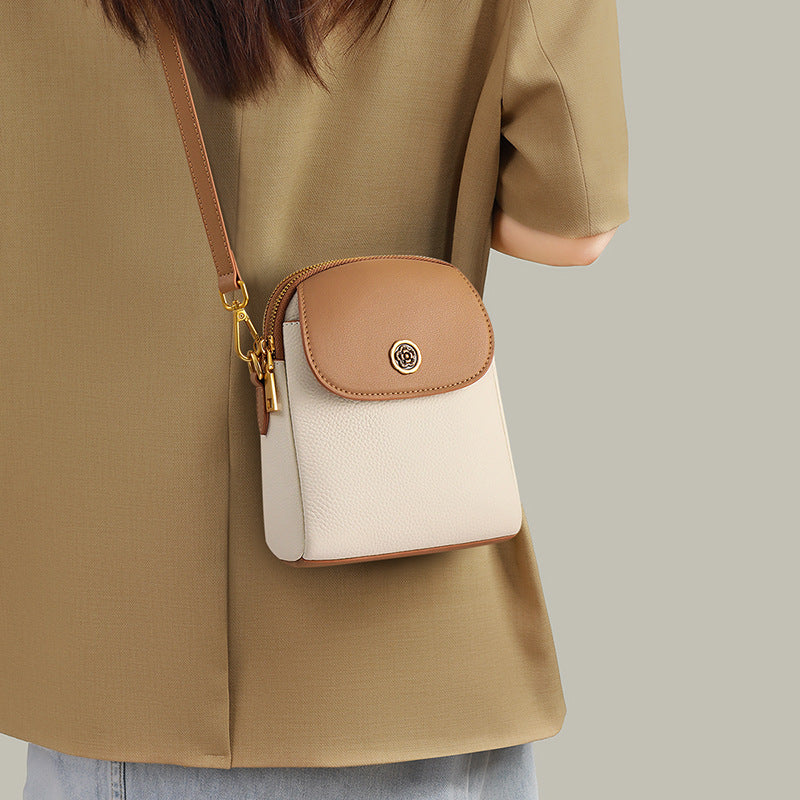 Women's For Leather Autumn Advanced Texture Women's Messenger Bag