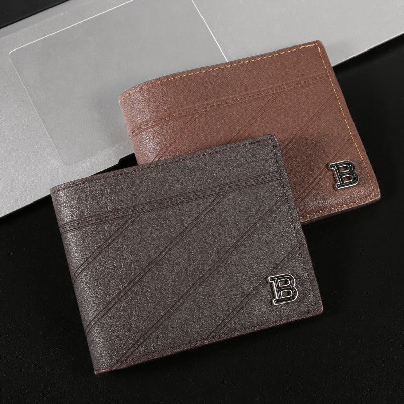 Men's Vintage Short Large Capacity Leather Men's Wallet