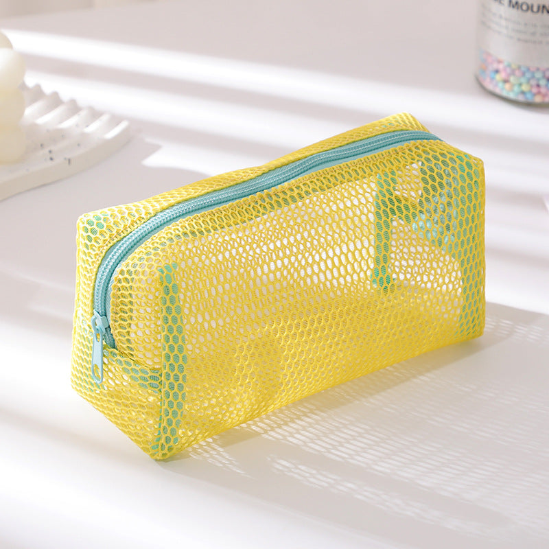 Dopamine Storage Large Capacity Mesh Sand Cosmetic Bags