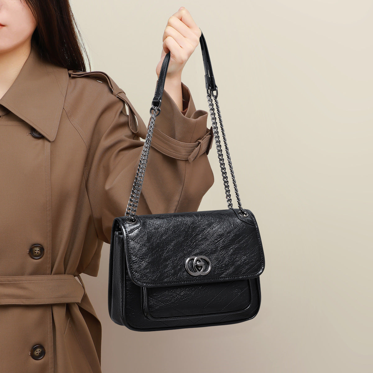 Glamorous Women's Summer Chain Large Capacity Women's Shoulder Bag