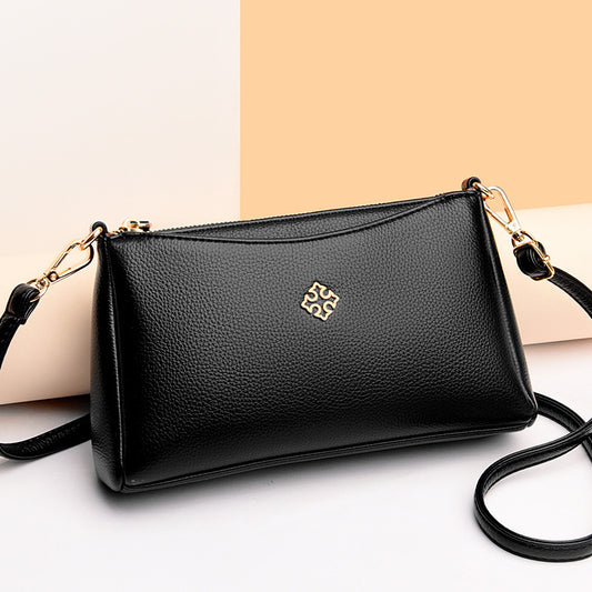 Women's Korean Fashion Mom Soft Leather Shoulder Bags