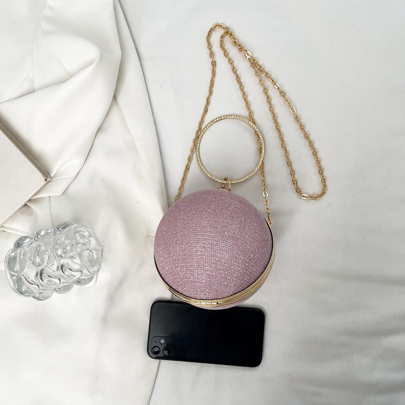 Retro Fashionable Rhinestone Dinner Box Mini Handbags