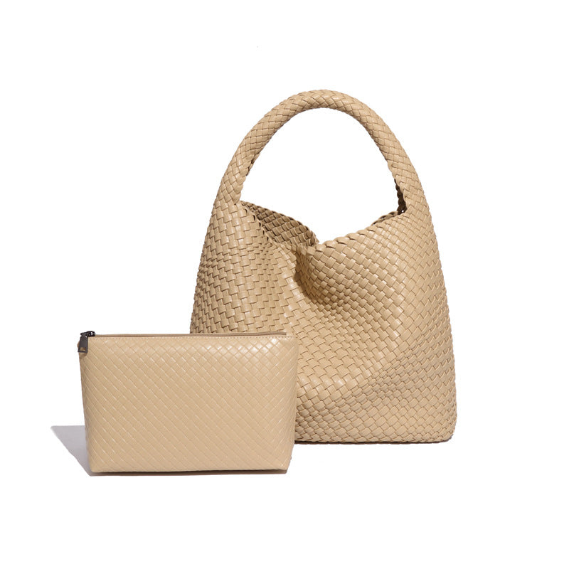 Women's Hand-woven Fashion Portable Korean Style Large Capacity Women's Shoulder Bag