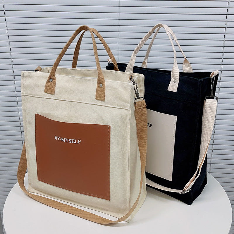Canvas Mori Book Holding Class Commuter Handbags