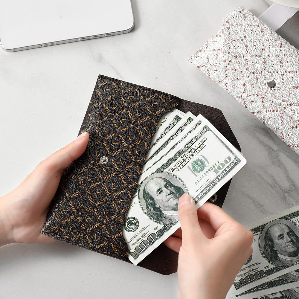 Women's Long Presbyopic Fashion Large Capacity High Sense Ladies Wallet