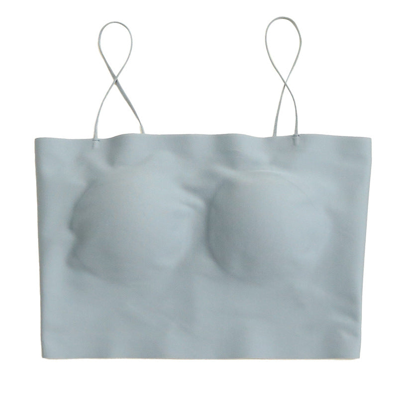 Pad One-piece Seamless Silk Sling Beautiful Back Outer Everyday Bras