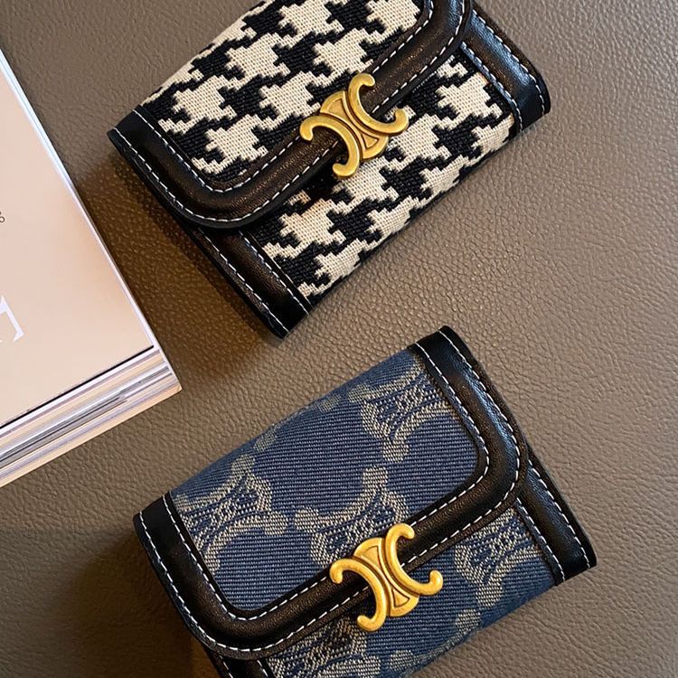 Glamorous Women's Style Exquisite Canvas Fashion Card Holder